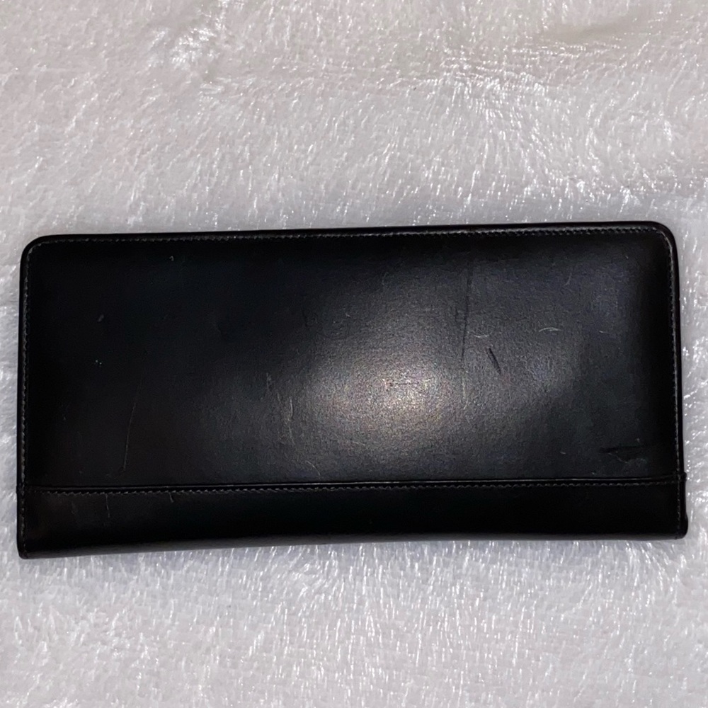 Coach Real Leather Travel Wallet w/Passport Pocket